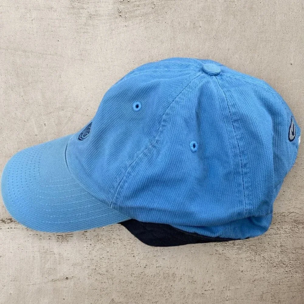 Vintage Nike 90s Hat Authentic Athletics Strapback OSFA Corduroy *Faded *stained
